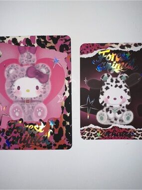 Sanrio Forest Animal Leopard Plush Cards